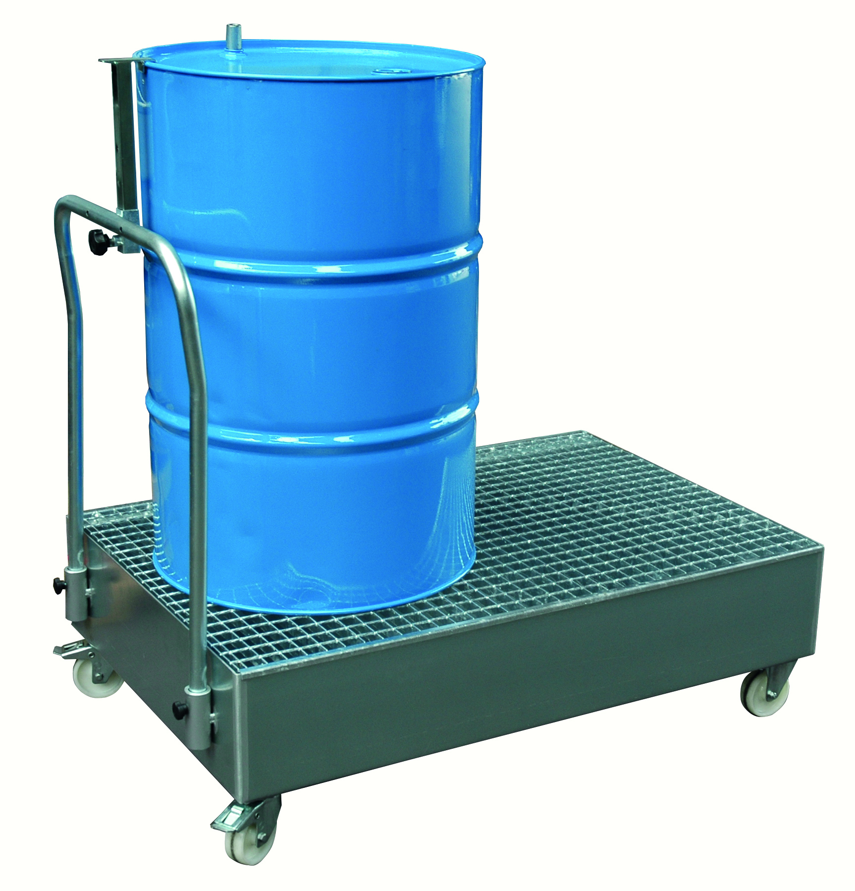 Auffangwanne fahrbar Modell WF 15 mit Gitterrost