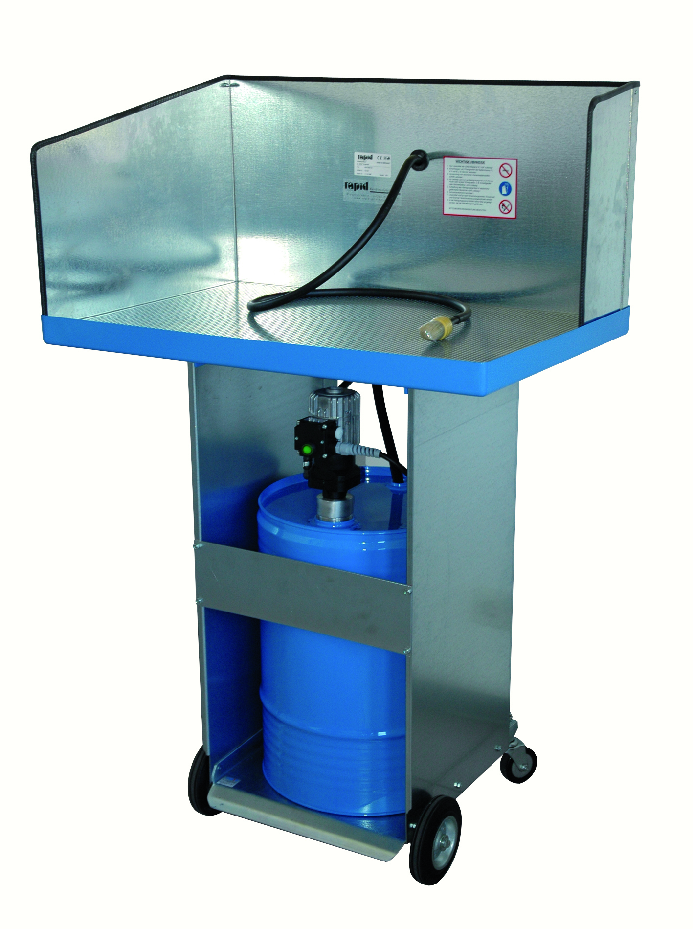 Kleinteilereiniger Modell RKR 80/5E/1 fahrbar, grosse Wanne