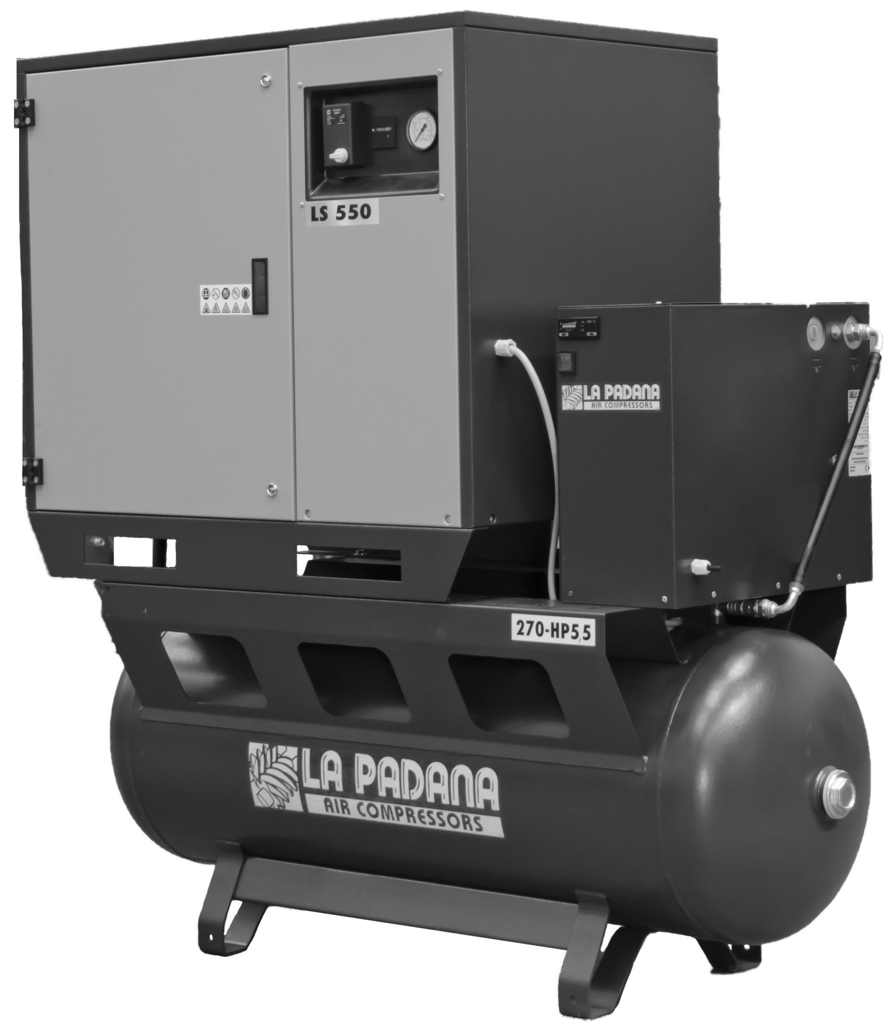 Kompressor 2-Zylinder Modell Insustrie Silent LS 1000 ST-270 E